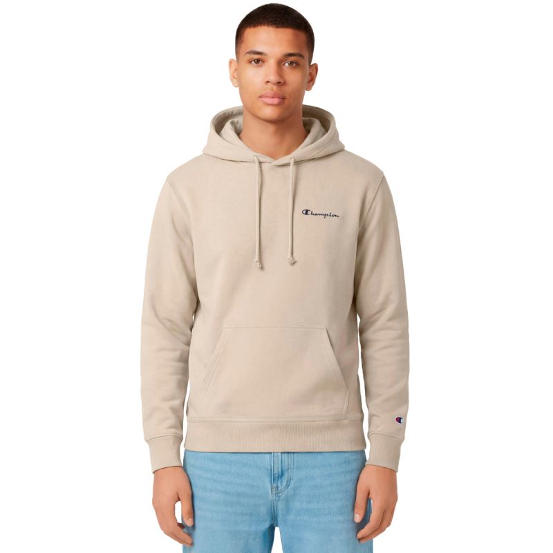 Champion Hooded Sweatshirt Beige 221791 MS041 bézs férfi kapucnis pulóver