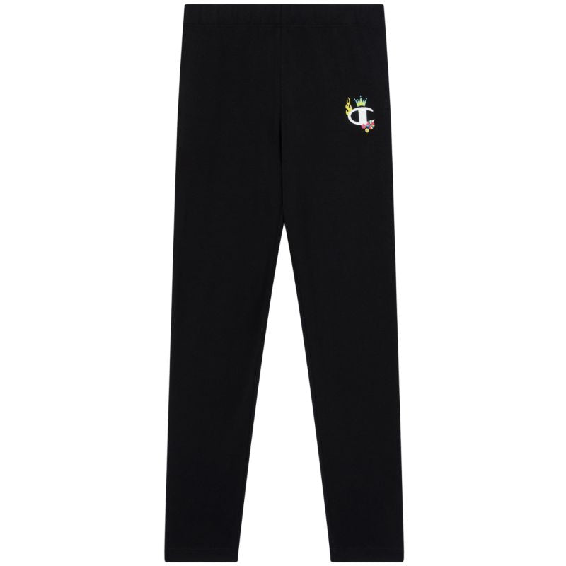 Champion Kids Black leggings, gyerek 405222KK001