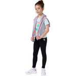 Champion Kids Black leggings, gyerek 405222KK001