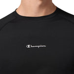 Men's Champion SS Tee Black 221381 KK001 fekete férfi póló
