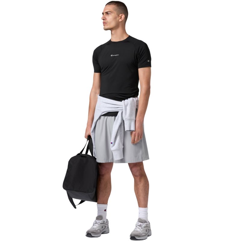 Men's Champion SS Tee Black 221381 KK001 fekete férfi póló