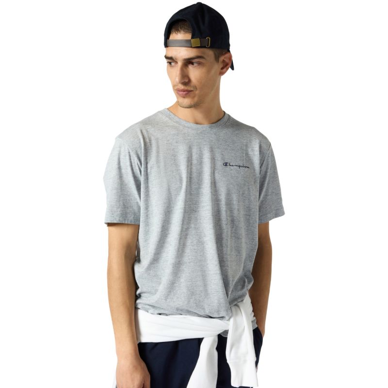 Men's Champion SS Tee Gray 221798 EM021 szürke férfi póló