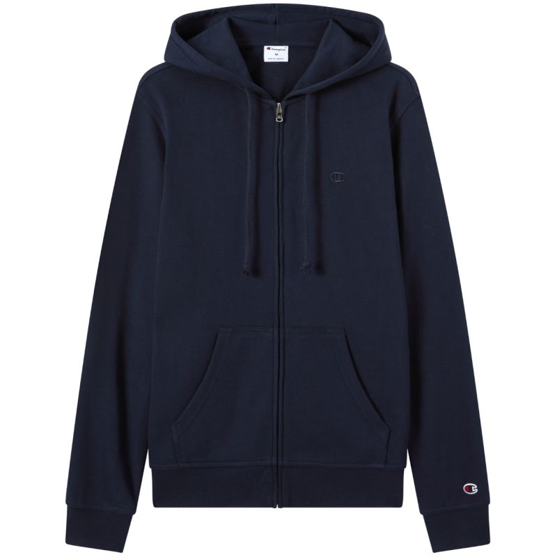Champion Men's Full Zip Hoodie Sweatshirt Navy 220786 BS501 kék férfi pulóver