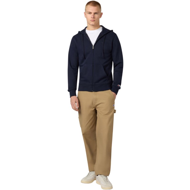 Champion Men's Full Zip Hoodie Sweatshirt Navy 220786 BS501 kék férfi pulóver