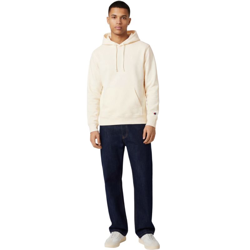 Champion Men's Hoodie Sweatshirt 220783 YS084 krém férfi kapucnis pulóver