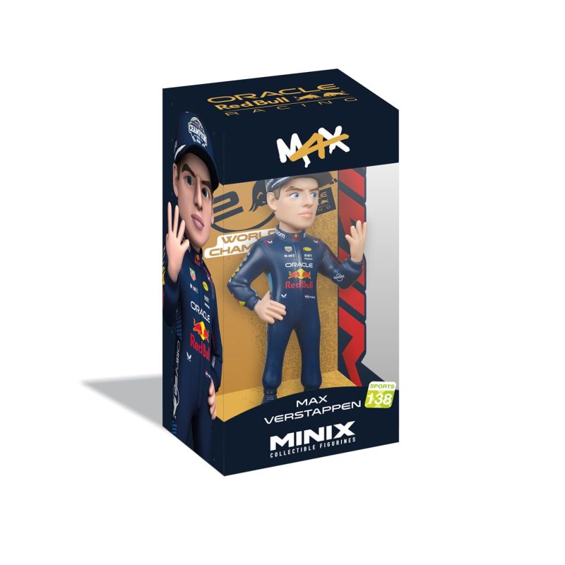 MINIX F1 BULL - MAX VERSTAPPEN 4th WORLD CHAMPION piros rajongói termék 21024