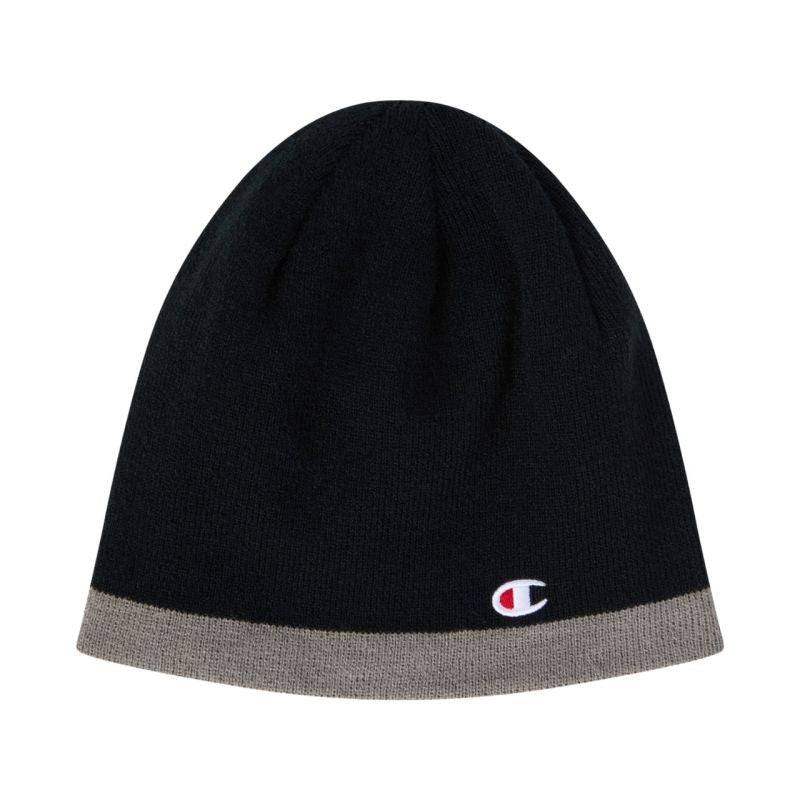 Champion Reversible Beanie Black and Gray szürke Kötött sapka 802407KK001