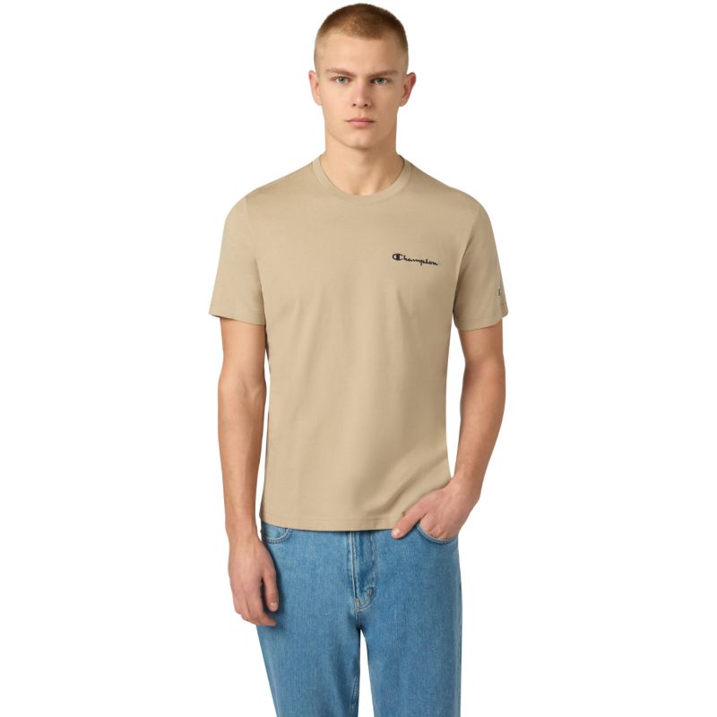 Champion SS Tee Beige Men's T-Shirt 221798 MS041 bézs férfi póló