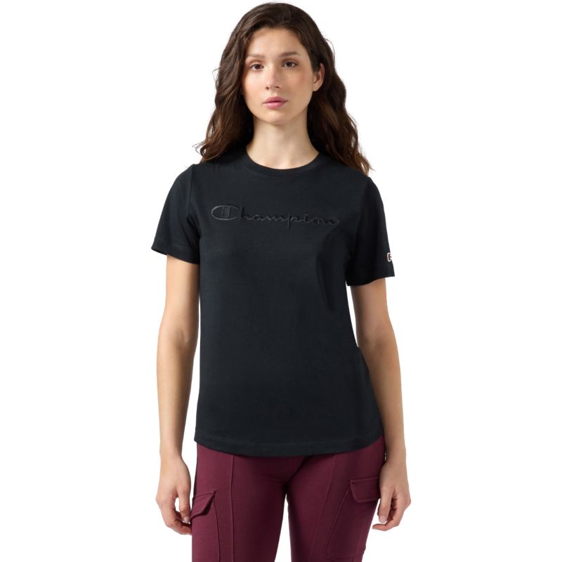 Champion SS Women's Black női Póló 118382KK001