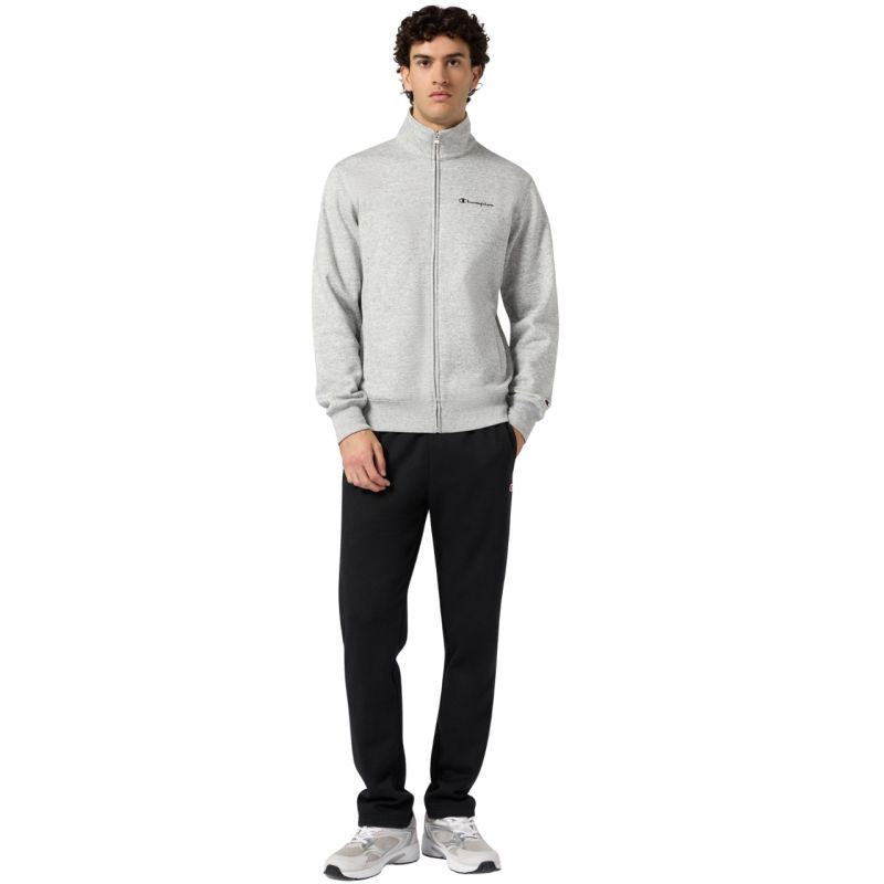 Champion Sweatsuit men's tracksuit black and gray szürke szett férfi 221786EM021