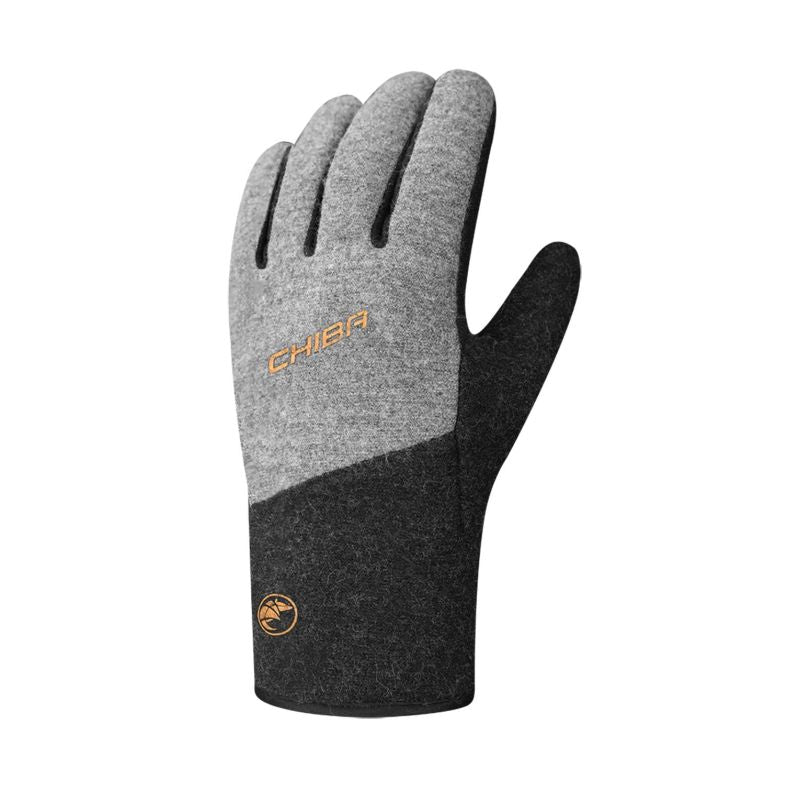 CHIBA ALL NATURAL WARM gloves kerékpáros kesztyű, szürke