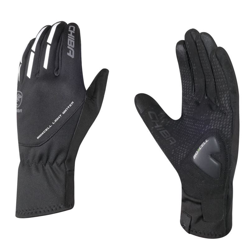 CHIBA BIOXCELL LIGHT WINTER Gloves Black fekete kerékpáros kesztyű