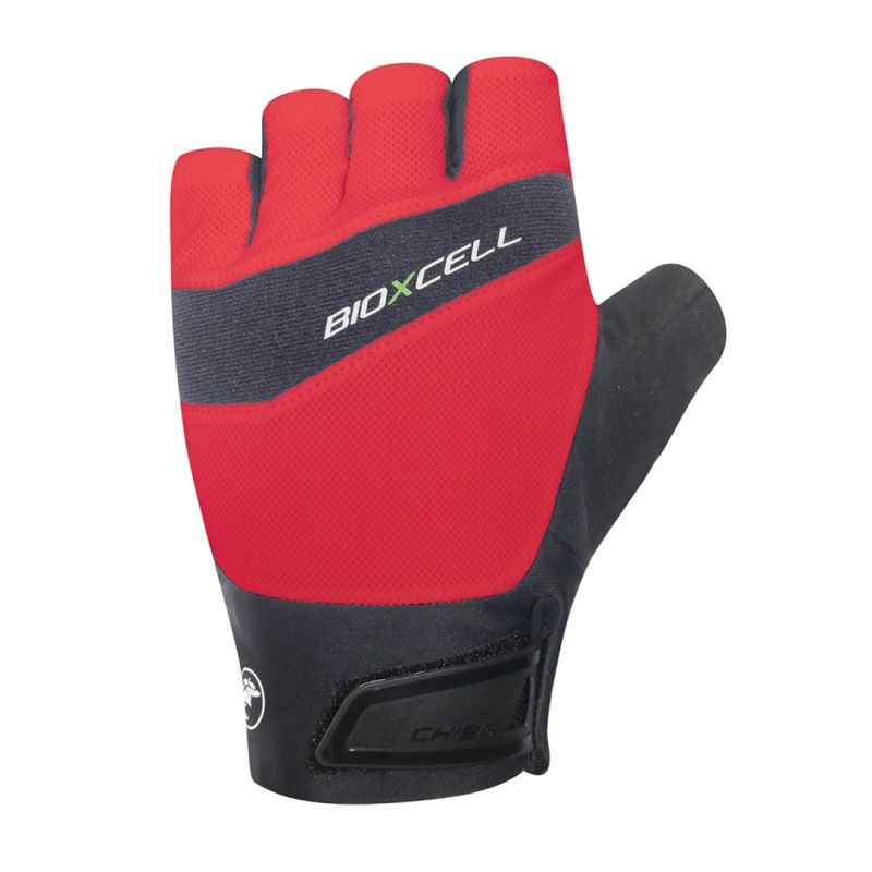 CHIBA BIOXCELL PRO gloves red piros kerékpáros kesztyű