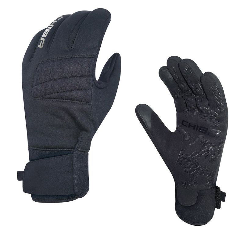 CHIBA CLASSIC gloves, black-silver kerékpáros kesztyű, szürke