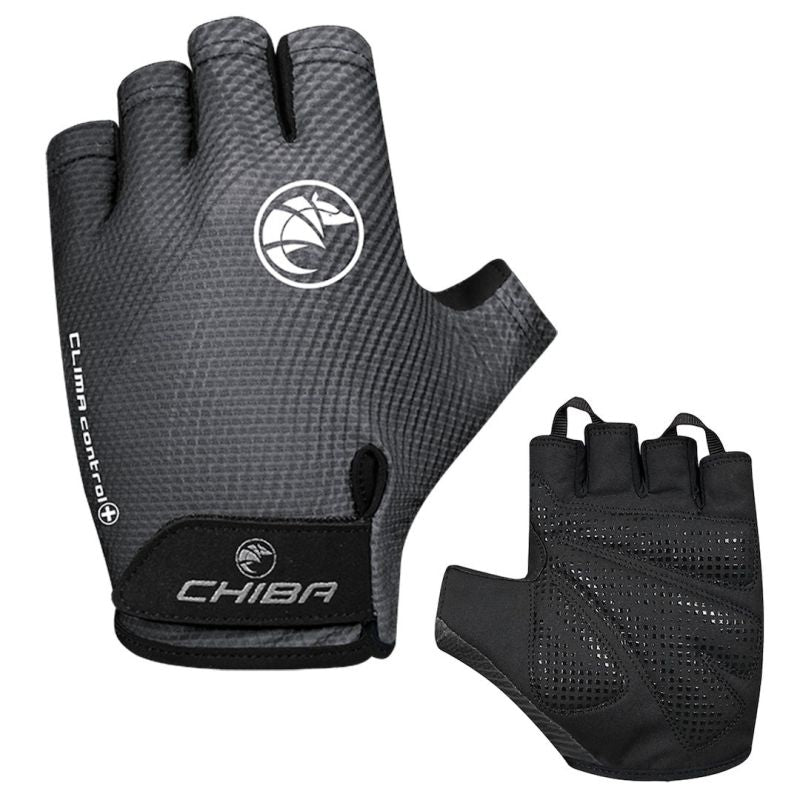 CHIBA COMFORT gloves fekete kerékpáros kesztyű