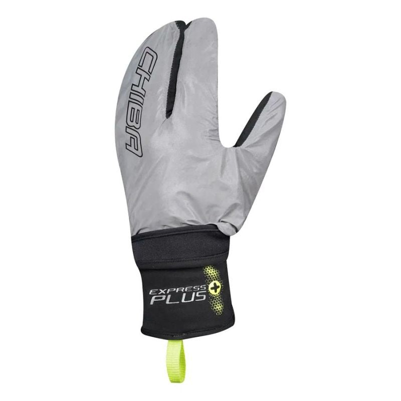 CHIBA EXPRESS Gloves + Black fekete kerékpáros kesztyű