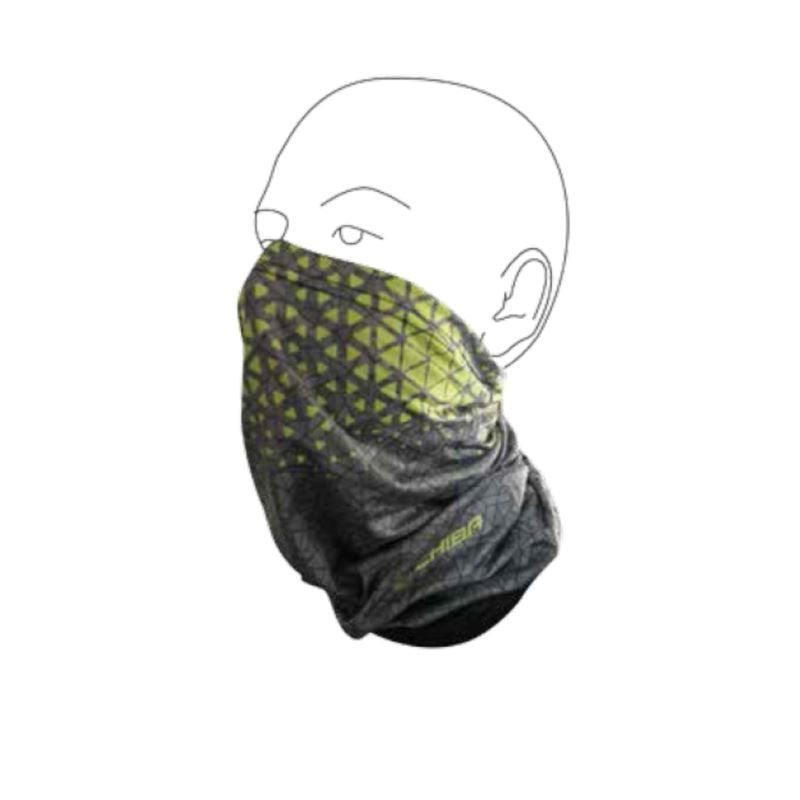 CHIBA Grey and Yellow Scarf sárga kerékpáros kesztyű