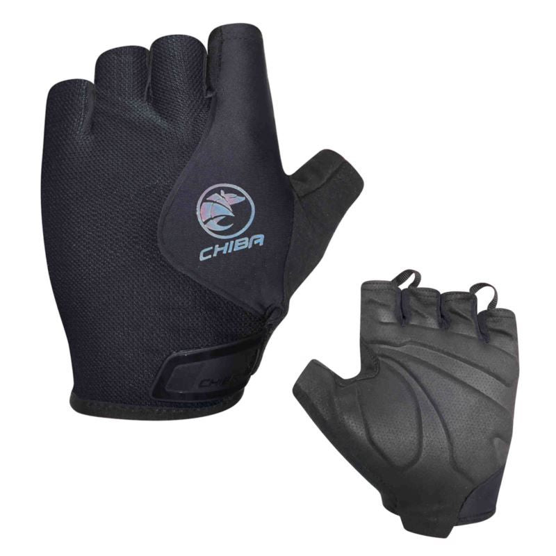CHIBA LADY AIR PLUS gloves black fekete kerékpáros kesztyű