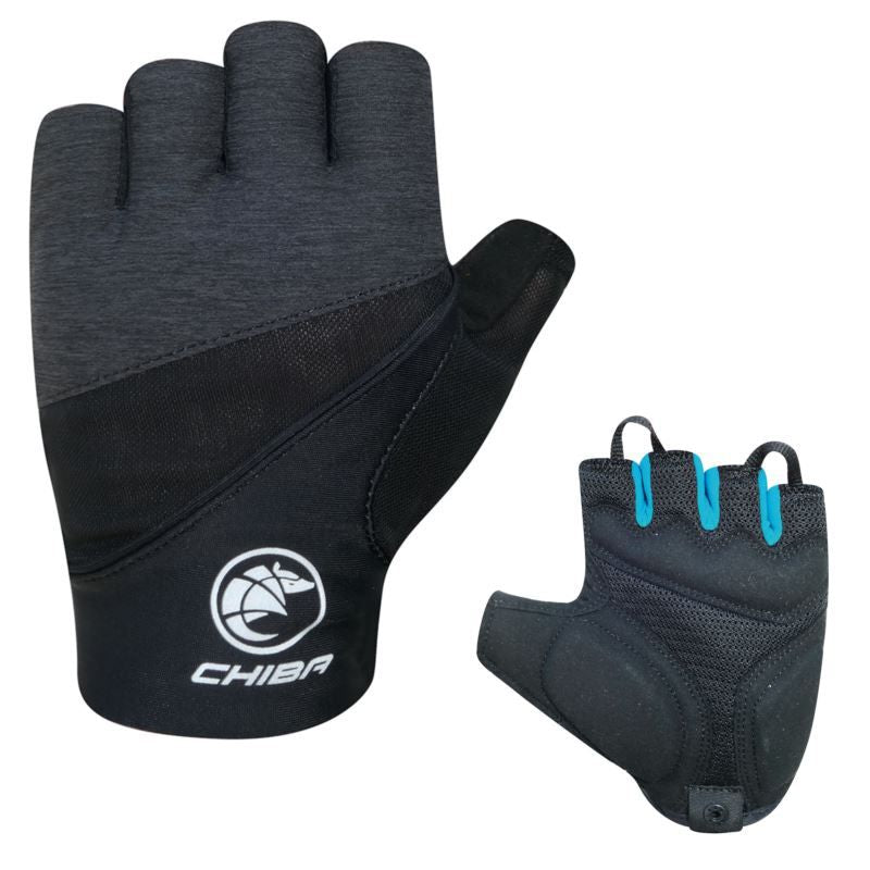 CHIBA LADY GEL PREMIUM II gloves fekete kerékpáros kesztyű