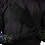 CHIBA MERINO Gloves, Black, kerékpáros kesztyű, fekete SI31168C-2
