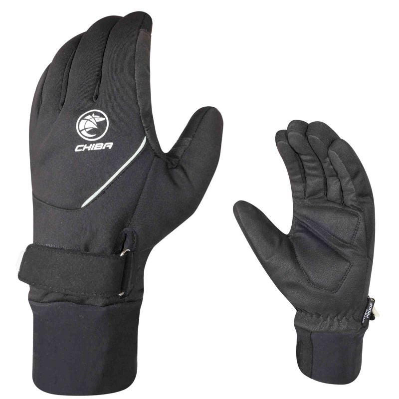 CHIBA RAIN PRO gloves black and kerékpáros kesztyű, fehér SI3120123CW-3