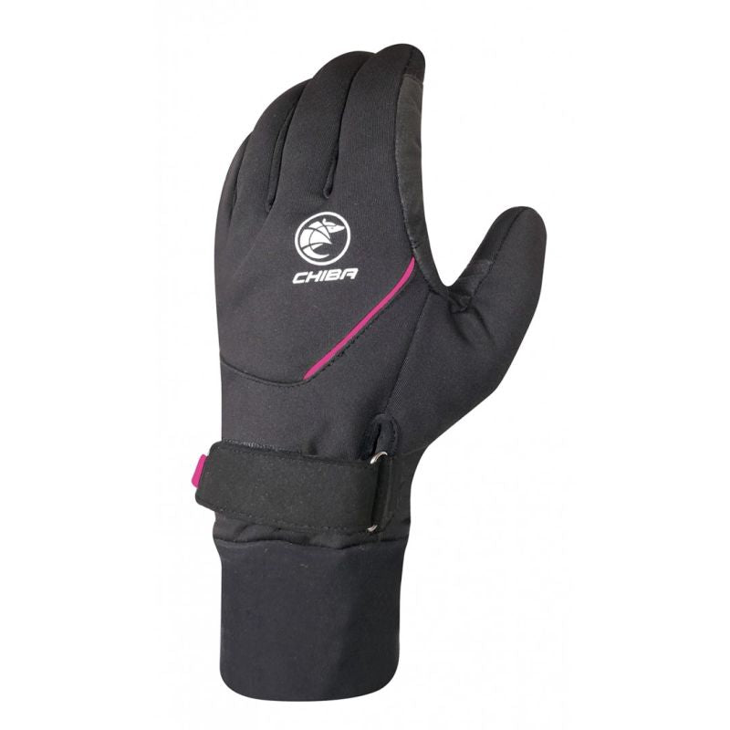 CHIBA RAIN PRO Gloves Black Pink rózsaszín kerékpáros kesztyű