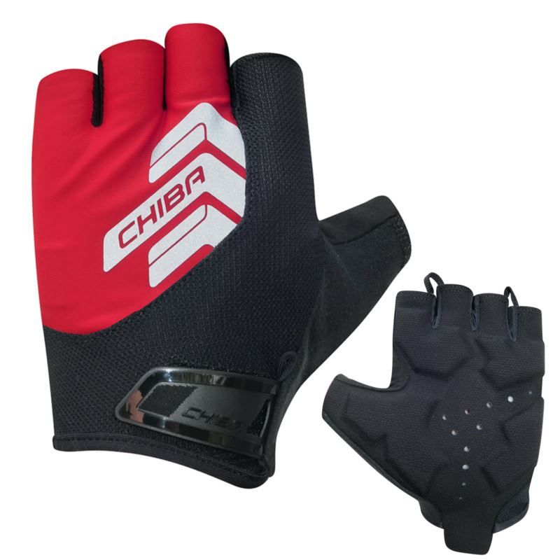 CHIBA REFLEX II S gloves red piros kerékpáros kesztyű