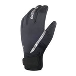 CHIBA SOFTSHELL WATERPROOF Gloves, black, kerékpáros kesztyű, fekete SI3130124C-5