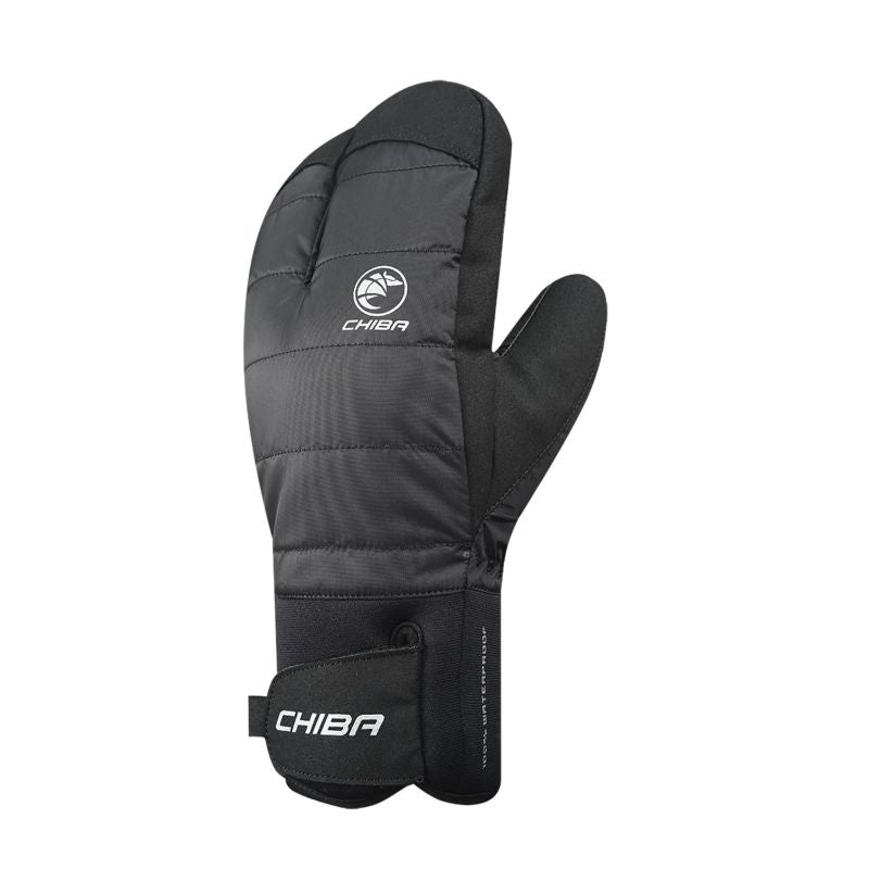 CHIBA THERMO LOBSTER Gloves, Black, kerékpáros kesztyű, fekete