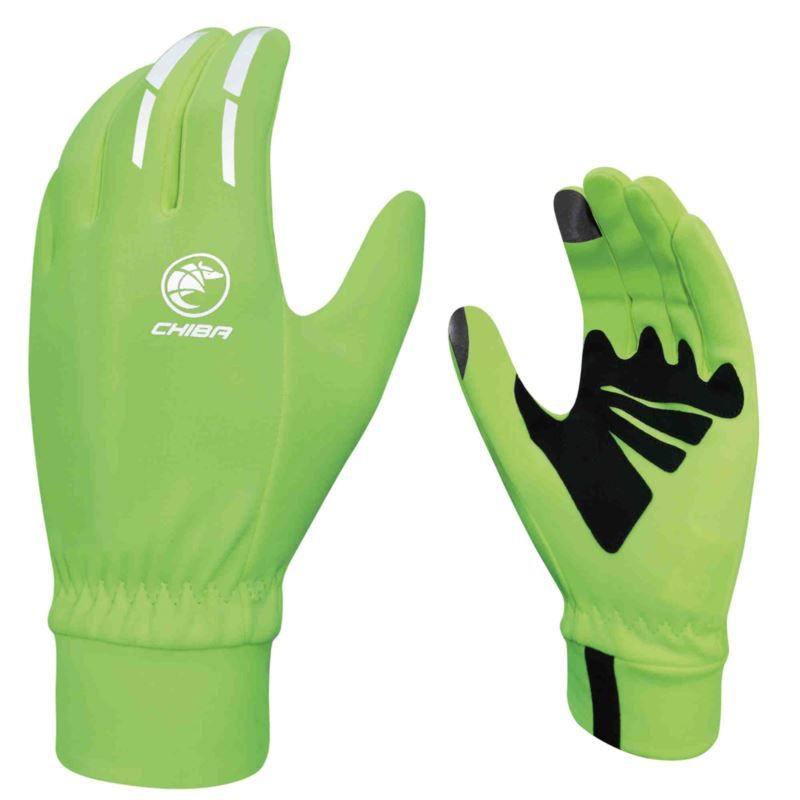 CHIBA THERMOFLEECE WATERPRO Gloves Yellow sárga kerékpáros kesztyű