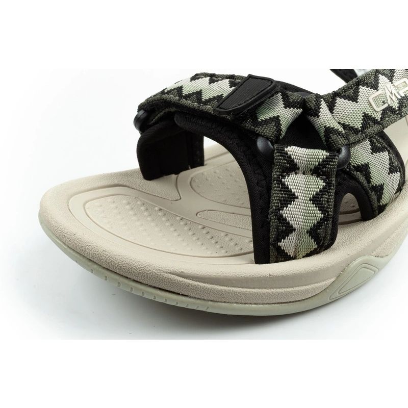 CMP Hamal women's sandals with Velcro fastening and trekking sole, zöld cipő női Szandál