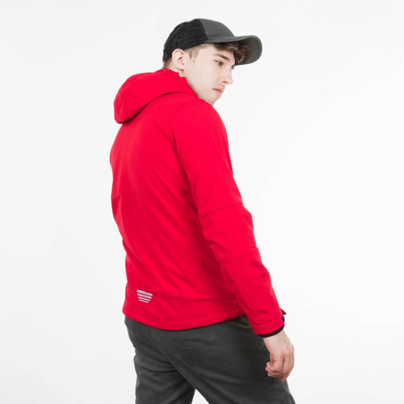 CMP Kid Fix Hood Jr piros gyerek dzseki
