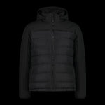 CMP men's winter with hood, sports, insulated, black ( ) fekete férfi dzseki