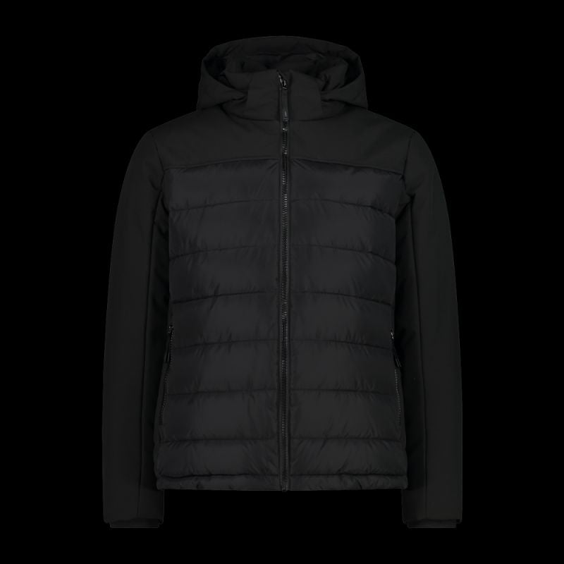 CMP men's winter with hood, sports, insulated, black ( ) fekete férfi dzseki