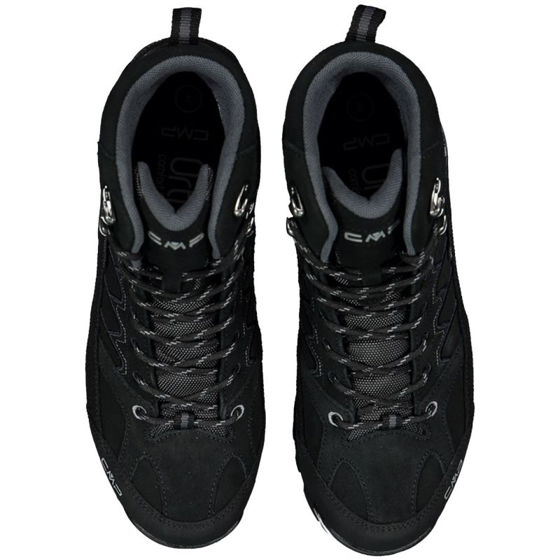 CMP Moon Mid WP trekking fekete cipő férfi