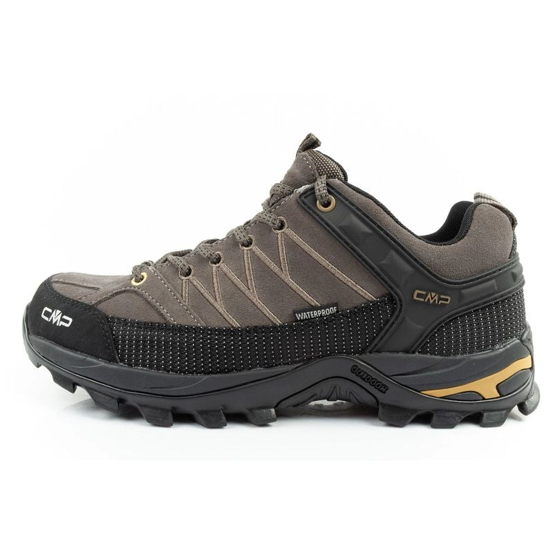 CMP Rigel men's trekking sports shoes, waterproof, durable, brown barna cipő férfi