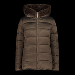 CMP women's winter with hood, sports, insulated, brown ( ) barna női dzseki