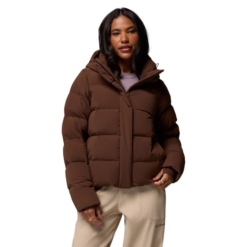 Columbia Amaze Puff Hooded Jacket Brown 2133714256