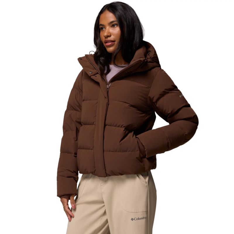 Columbia Amaze Puff Hooded Jacket Brown 2133714256