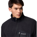 Columbia Fast Trek Overlay Full Zip Fleece Black fekete polár pulóver 2135691010