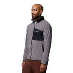Columbia Fast Trek Overlay Full Zip Fleece Grey szürke polár pulóver 2135691023