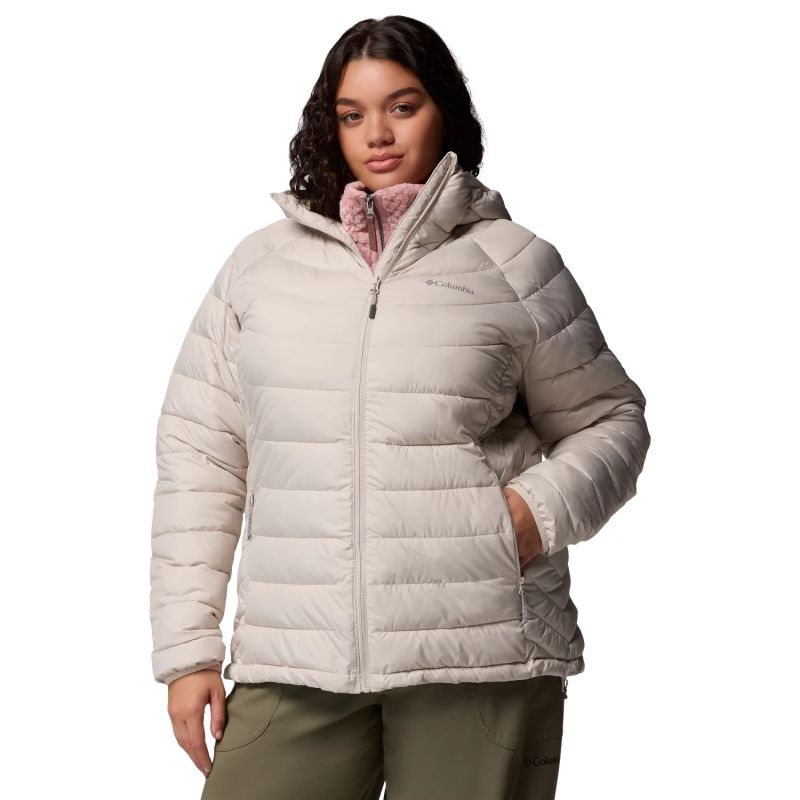 Columbia Powder Lite II Hooded Jacket bézs kapucnis pulóver 2089391278