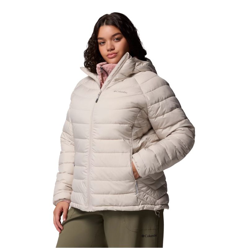 Columbia Powder Lite II Hooded Jacket bézs kapucnis pulóver 2089391278