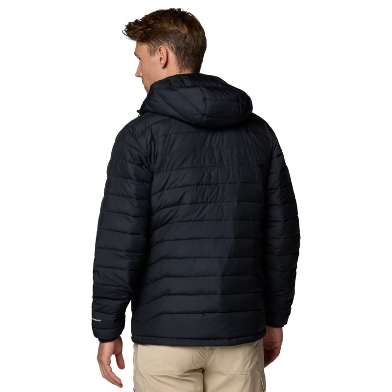 Columbia Powder Lite II Kapucnis Férfi Télikabát - Fekete 2086944010