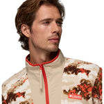 Columbia Sequoia Grove Printed Full Zip Fleece Brown barna polár pulóver 2135511625
