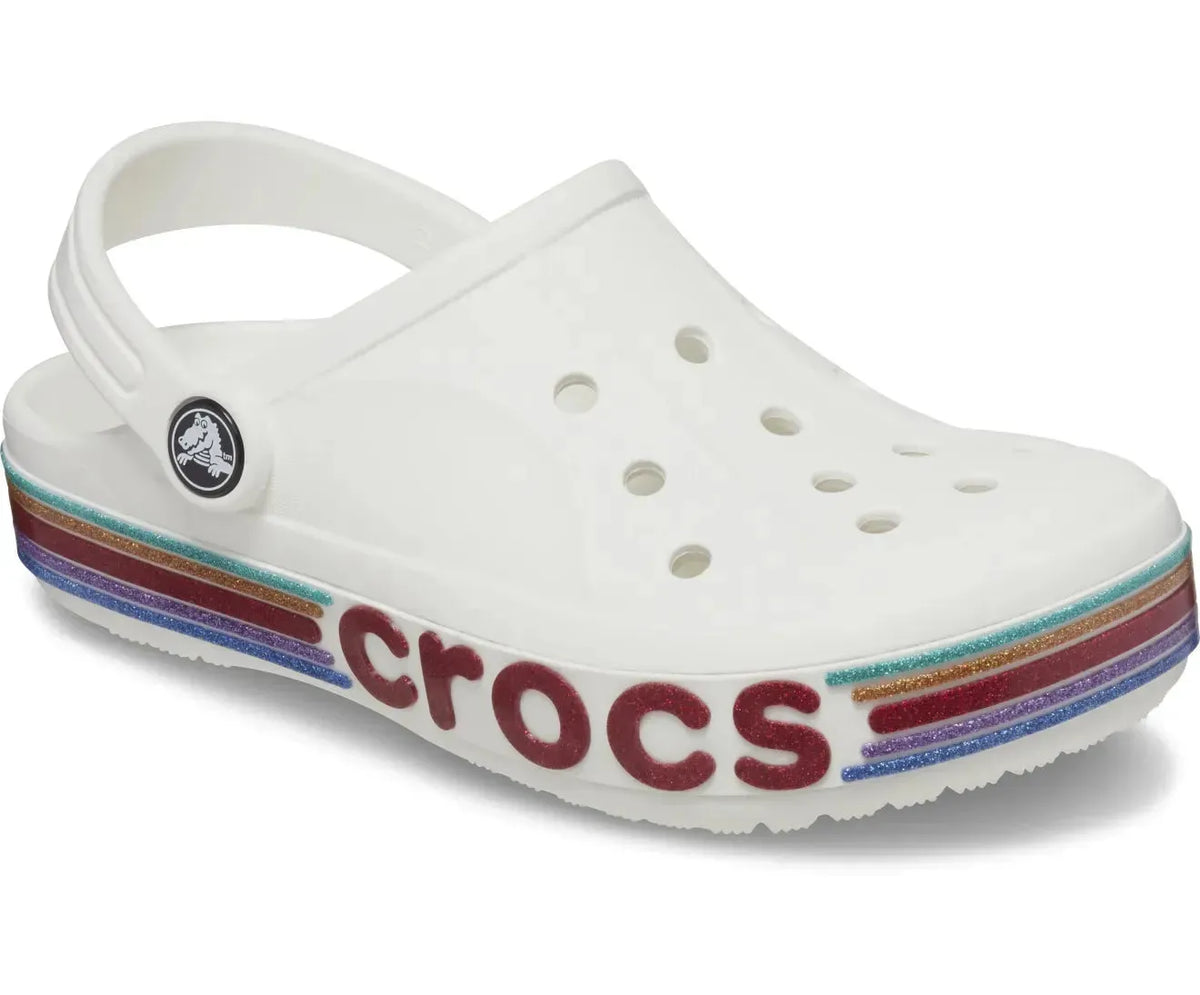 Crocs Bayaband Rainbow Glitter Clg K gyerek Papucs