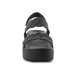 Crocs Brooklyn Woven Low Wedge W 209977-060 sandals Cipő - Sportmania.hu