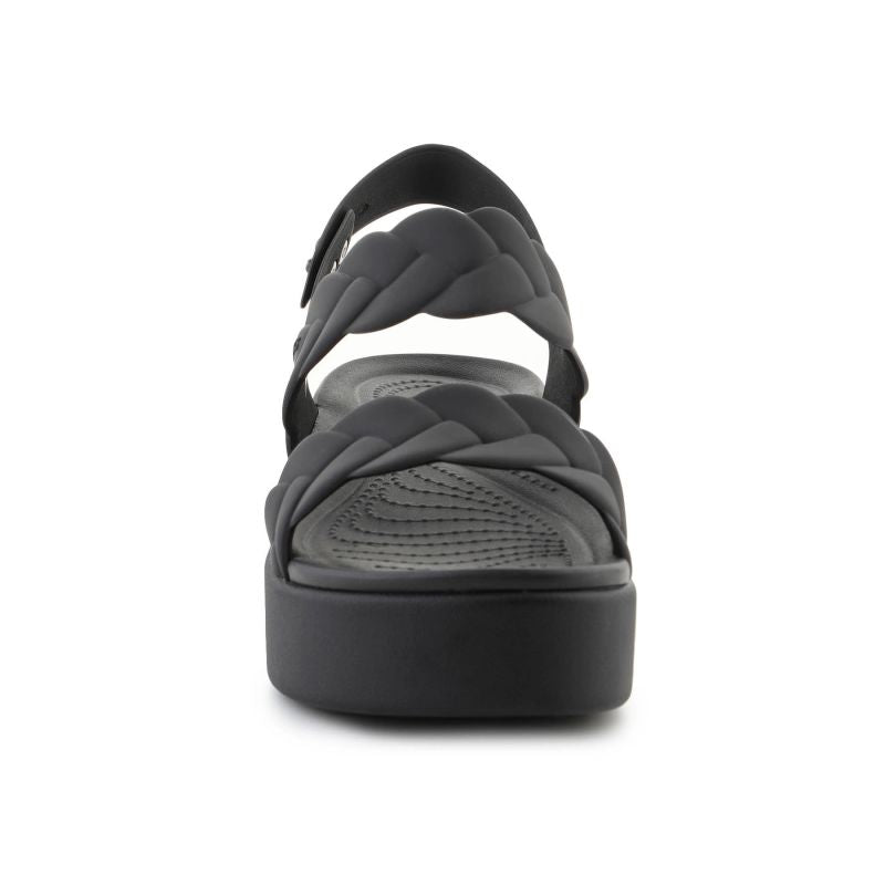 Crocs Brooklyn Woven Low Wedge W 209977-060 sandals Cipő - Sportmania.hu