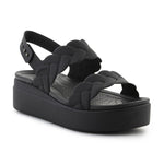 Crocs Brooklyn Woven Low Wedge W 209977-060 sandals Cipő - Sportmania.hu