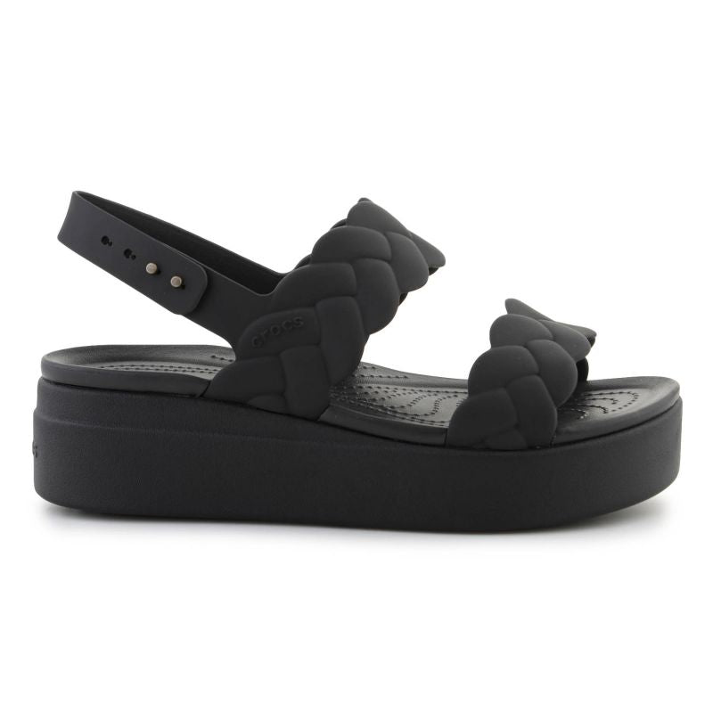Crocs Brooklyn Woven Low Wedge W 209977-060 sandals Cipő - Sportmania.hu